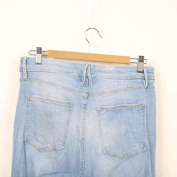 Good American Good Legs Slit Hem Skinny Jeans 12 / 31 - Picture 6 of 9